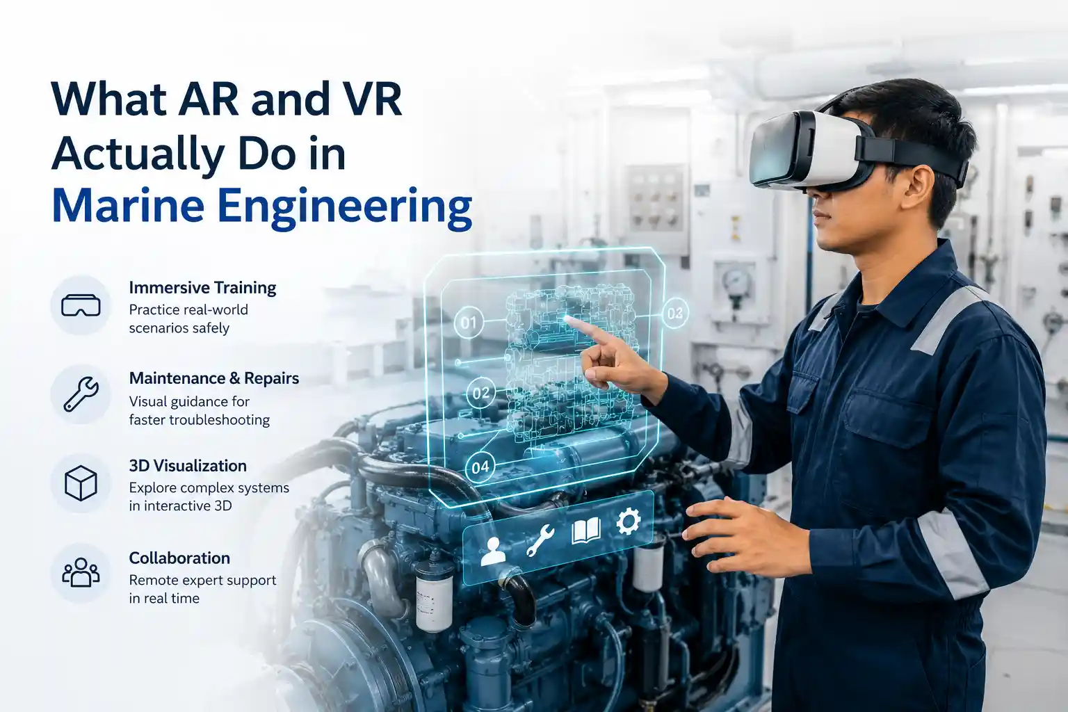 AR and VR Actually Do in Marine Engineering