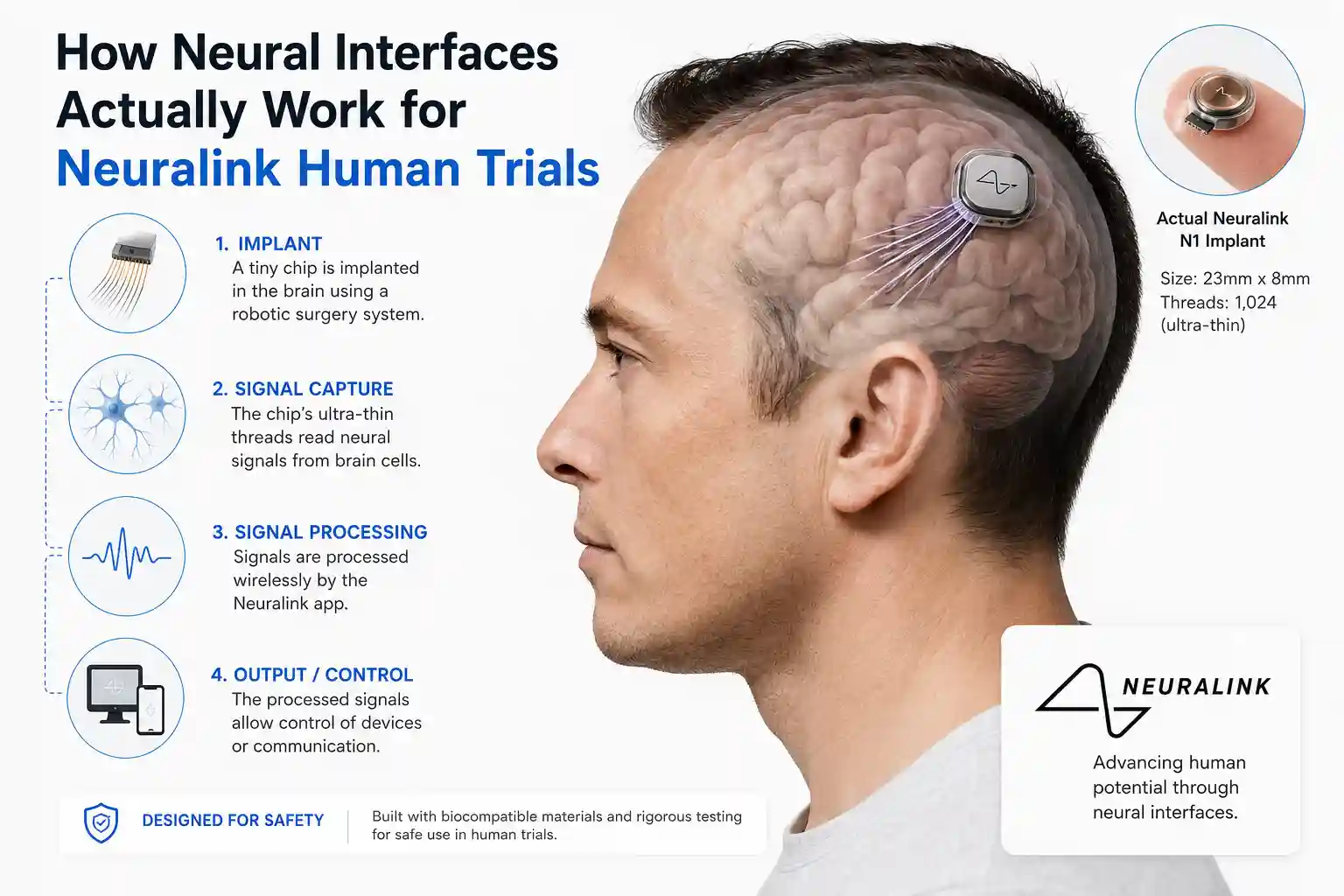 How Neural Interfaces Actually Work For Neuralink Human Trials