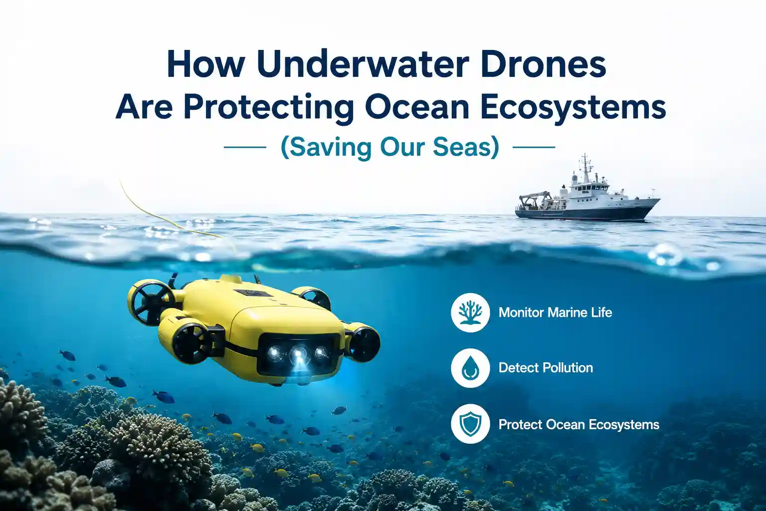 How Underwater Drones Are Protecting Ocean Ecosystems (Saving Our Seas)