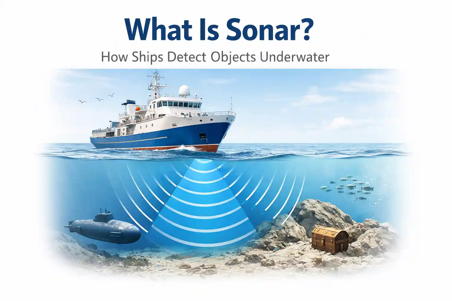What Is Sonar? How Ships Detect Objects Underwater
